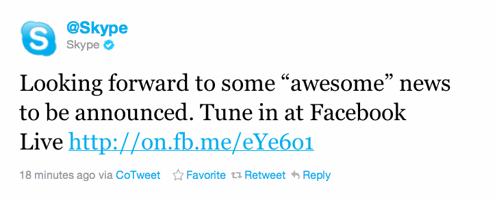 skypefaceboktwitter