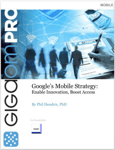 Google Mobile Strategy