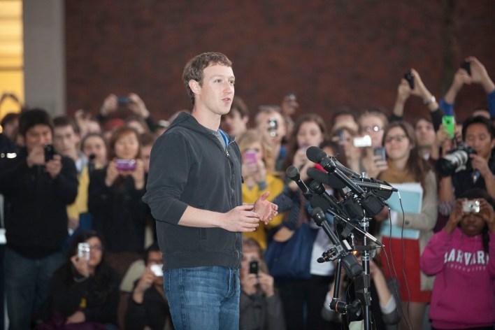 Mark Zuckerberg returned to Harvard for a recruiting trip last year.