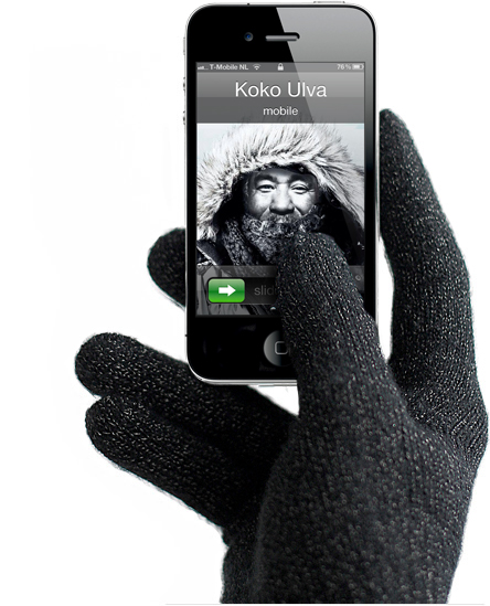 Touchscreen gloves mujjo showcase l01