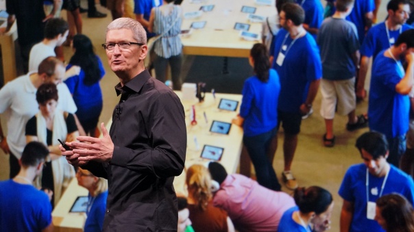 According to Cook, it's been a good year for Apple, which sold 7 million copies of Mountain Lion, the fastest-selling OS X ever.