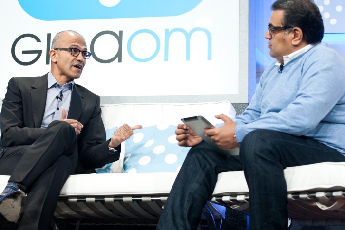 Moderated by: Om Malik - Founder and Senior Writer, GigaOM	 Speakers: Satya Nadella - President, Server and Tools Business, Microsoft