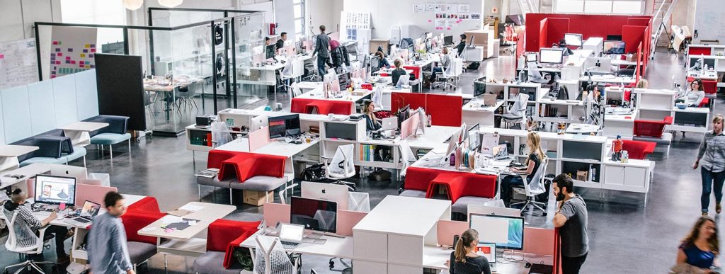 Photo Courtesy: FuseProject. Yves Behar designed new modular furniture for this programmable office concept for furniture maker, Herman Miller 