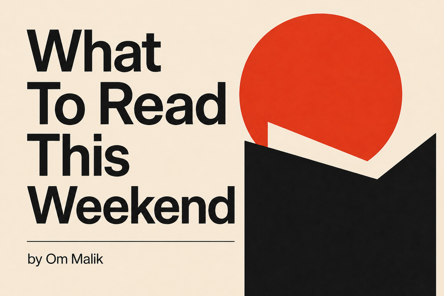 What to read this weekend?